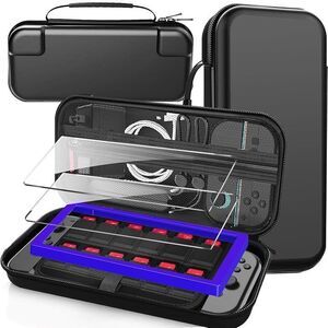Travel Carrying Case for Nintendo Switch, Large Volume Accessories Bundle Holder